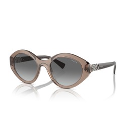 Vogue Eyewear VO5576SB Sunglasses, Transparent Brown/Gradient Dark Grey, 52 mm