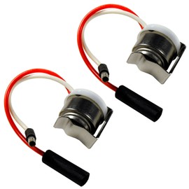 HQRP 2-Pack Refrigerator Defrost Thermostats Replacement for Frigidaire 5303917625 AP2592599 08000805 3001234 3015138 3916083 5308000805 8000805 G000166153 PS468968 AH468968 EA468968