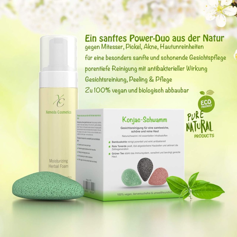 Herbal Cleansing Foam - for a gentle and gentle facial