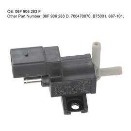 Turbocharger Solenoid Valve 06F 906 283 F, Turbocharger Boost Control Solenoid Valve For A3 CC, 06F 906 283 D, 700470070, B75001, 667-101