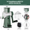 APSARAS USA Rotary Cheese Grater, 5 in 1 Rotary Grater,