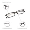 EYEGUARD Reading Glasses with Portable Case Slim Mini Pocket Readers