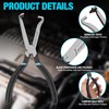 DURATECH Electrical Disconnect Pliers, 8-inch Automotive Electrical Connector Pliers, Automotive