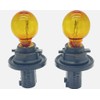 MSA 2 x PCY16W Amber Indicator Bulbs 16w Turn Signal