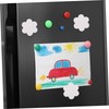 DOITOOL 15Pcs Flower Shape Canvas Boards for Painting Magnetic Art