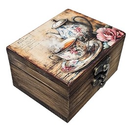 RK Collections Trinket Box Small Jewelry Keepsake Box | Trinket Box lovers Gift Idea, Animals Ornaments for Girls, Women, Gift Idea, Home Décor (Teapot)