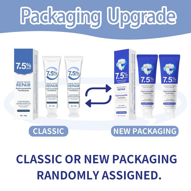 7.5 nHAP Hydroxyapatite Toothpaste - Nano Hydroxyapatite Whiteing Teeth |