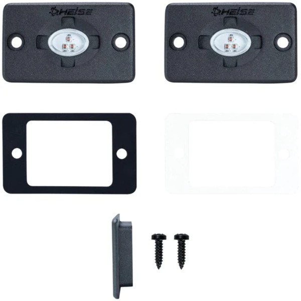 Heise Metra HE-FMTL1A 1.5 Inch x 3-Inch Flush-Mount Aux Accent