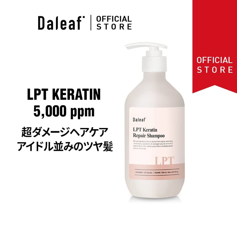 DALEF Keratin Repair LPT Shampoo 16.9 fl oz (500 ml)