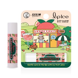MENTHOLATUM Lip Ice Lip Balm 3.5g #Grape Fruit Tea - MENTHOLATUM Lip Ice Lip Balm 3