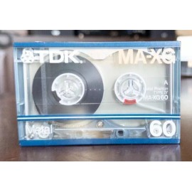 TDK MA-XG 60 Metal Type IV Cassette Tape Brand New Sealed