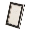 Sixtrees Abbey Black 2-101-46 Polished Silver photo frame with lacquered