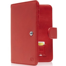 Passport Holder Cover Wallet RFID Blocking - Handmade Leather Passport Case Travel Document Organizer For Men & Women