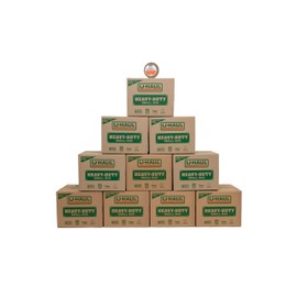 11-Piece U-Haul Small Heavy-Duty Double Wall Moving & Shipping Boxes - Pack of 10 Boxes with Handles - 16-3/8” x 12-5/8” x 12-5/8” (L x W x H) - Bonus Roll of Tape Included