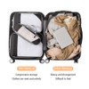 1 Set Compression Packing Cubes Compressible Travel Packing Organizer for