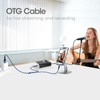 COOLSELL OTG Cable for Headphone Amplifier with Charging, USB C