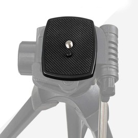 Camera Quick Release Plate with 1/4 Grip Screw, Accessories for Quick Mounting Board with Non-Slip Pads for Camera Mounting Bayonet 35 x 35 mm