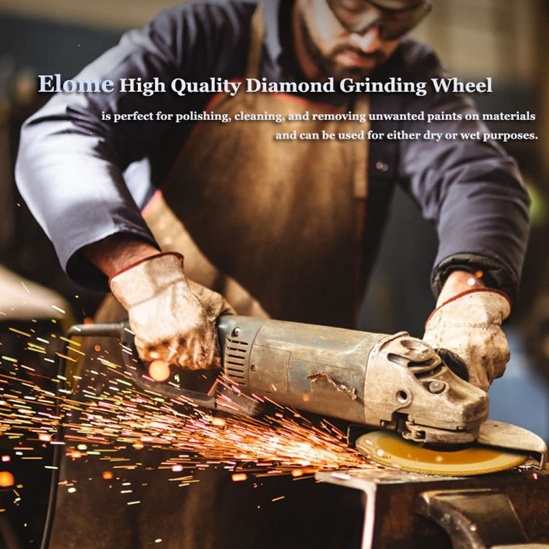 Elome 7" Diamond Grinding Cup Wheel Disc Turbo Row Premium