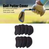 9Pcs/Set Golf Iron Head Covers Waterproof Sunscreen Golf Iron Covers
