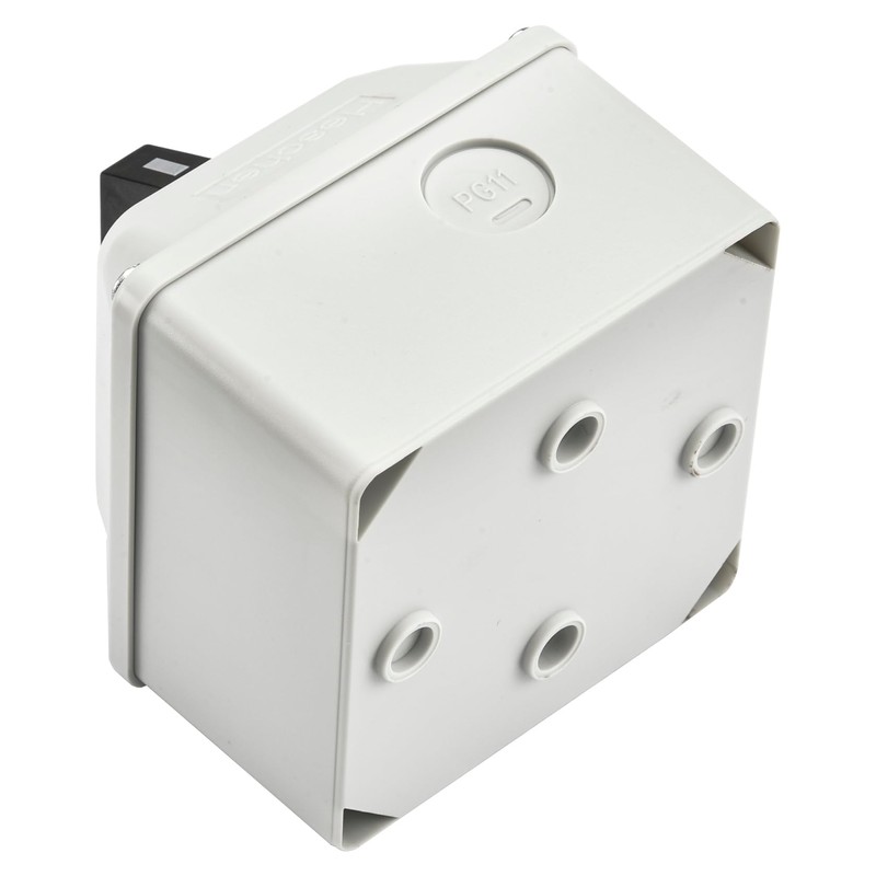 Heschen Universal Locking Cam Selector Switch, SZW26-20-123.3D-BX, 660V 20A, ON-OFF