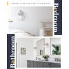 EAPUDUN Bathroom Light Fixtures Over Mirror, 1-Light Brushed Nickel Wall