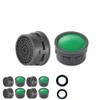JQK Faucet Areator, 4.75 GPM Insert Aerators 10 Pack Replacement