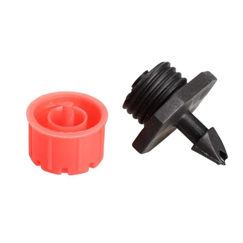 300Pcs Adjustable Irrigation Drippers, 1/4inch 8 Hole Micro Flow Drip