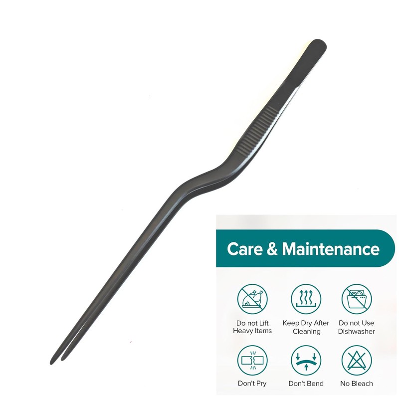 4 Pcs Professional Chef Stainless Steel Kitchen Cooking Tweezers Precision
