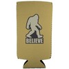 Coolie Junction Bigfoot Believe Funny Slim Can Coolie (Khaki)