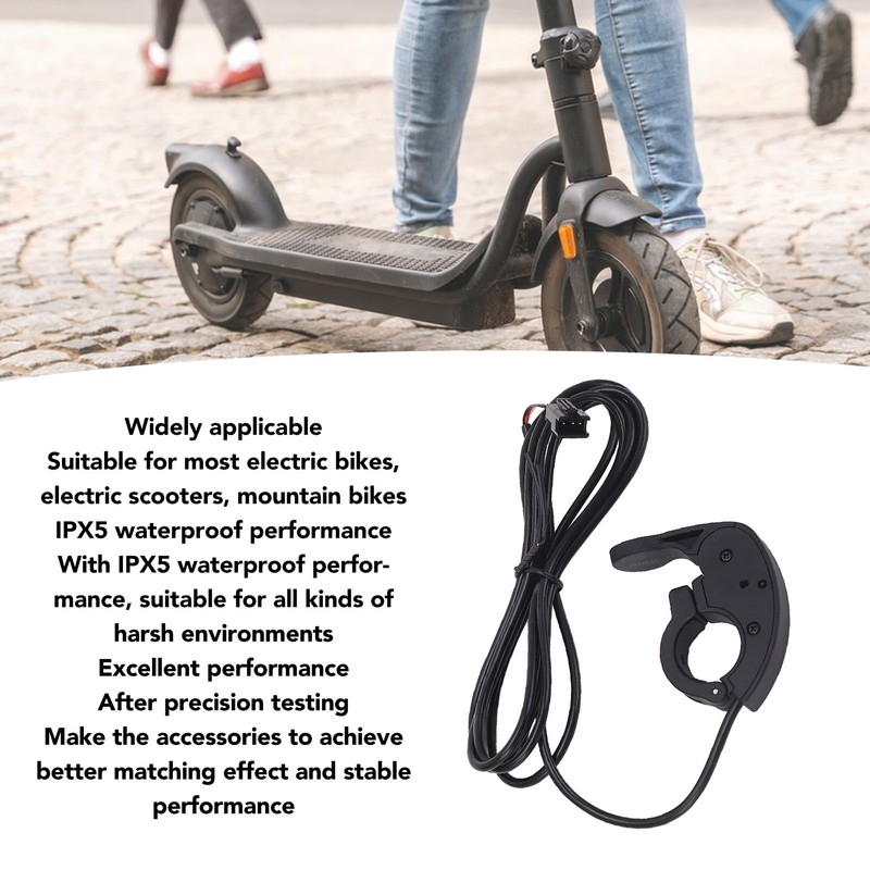 Electric Bike Thumb Throttle Professional IPX5 Waterproof Electric Bicycle Thumb
