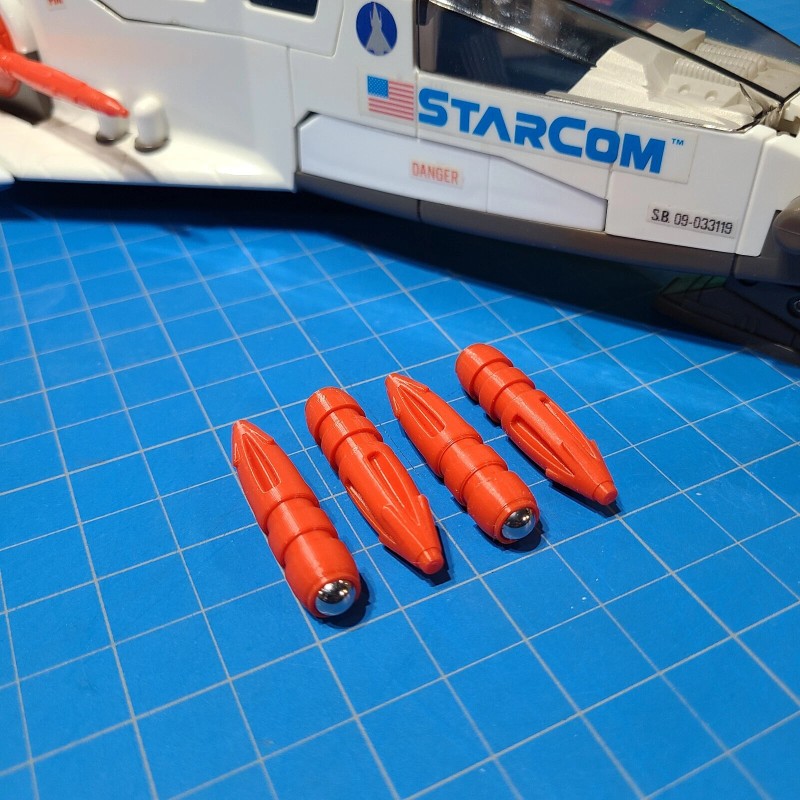 STARCOM STARMAX BOMBER Replica Replacement Bombs / Reproduction Kit-Complete Set