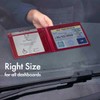 Woodland Leathers Disabled Badge and Timer Holder, Pu Leather Disabled