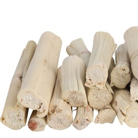 Tcrogsciss Natural Sweet Bamboo Sticks for Rabbits, Bunny Chew Toys for Rabbit Teeth, Chinchilla and Small Pet 100G