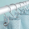 Goowin Shower Curtain Hooks, 12 Pcs S Shape Shower Curtain
