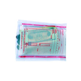 ControlTek PermaLok 5.75" x 8.75", Clear, 1000 Bags, Tamper-Evident Deposit Bags for Cash Handling, Valuables, and Bank Deposits 585013