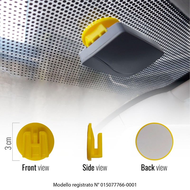 4R Quattroerre.it 1739 Toll Clips Fixing System Removable Round 2