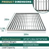 Tongmo 1.9IN Thick Galvanized Steel Drain Grate, B125 Class Sewer