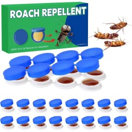 samcartonline Roach Killer Cockroach Traps for Indoor & Outdoor Infestation Control pack of 16