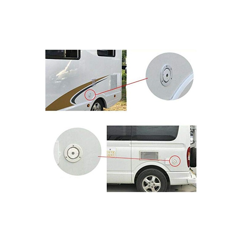 Gravity Lock Water Filler Cap RV Water Inlet Caravan Inlet