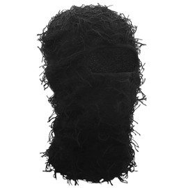 Udbrud Winter Balaclava, Windproof Thermal Balaclava, Face Mask, Ski Mask, Balaclava for Men and Women, Knitted Winter Mask for Outdoor Sports, Cycling, Skiing, Motorcycle, Bicycle, black