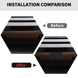 RT-TCZ License Plate Holder Front License Plate Frame Mount Bracket Accessories for Ford Expedition 2018-2024