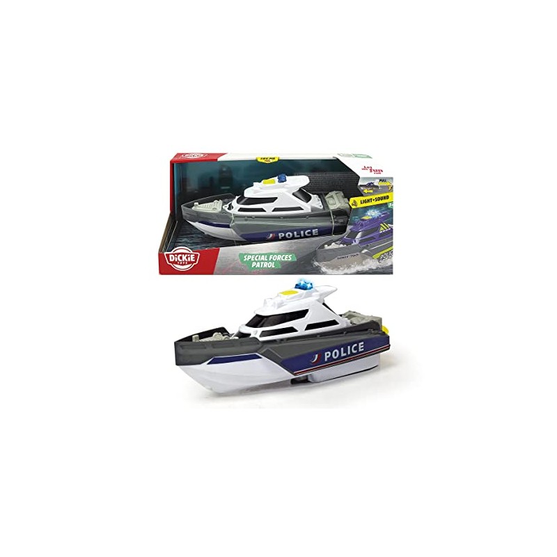Dickie Toys 203714010002 Special Forces Boat, white