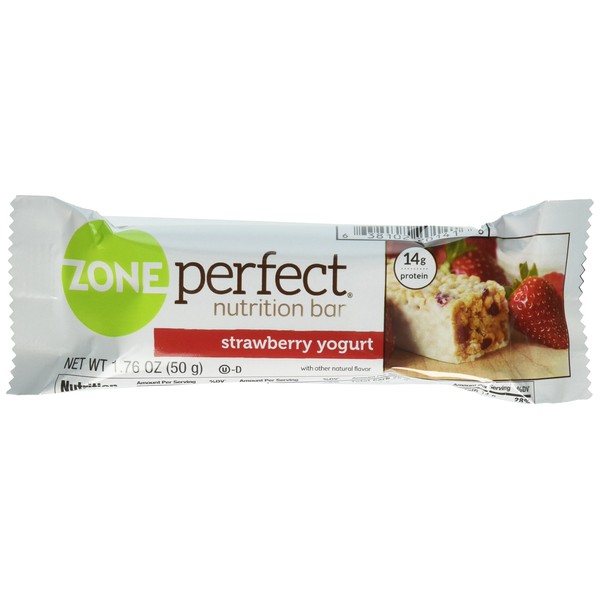 ZonePerfect Nutrition Snack Bars, Strawberry Yogurt, (5 Count)