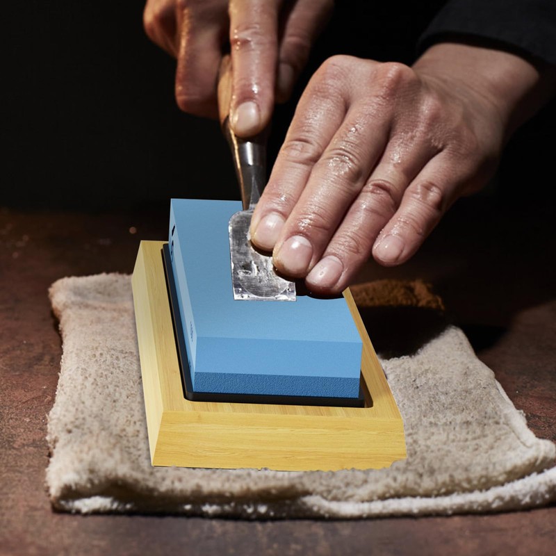 Knife Sharpening Stone Set, KERYE Professional Japanese Whetstone Knife Sharpener
