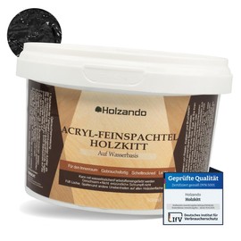 Holzando Wood Putty Fine Spatula for Wood, OSB and Walls 250 g Alder 70