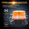 NWpangu LED Warning Strobe Light, 9V-30V Amber LED Flash Beacon