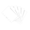 Filofax White Dividers, Pocket Size, Cardstock, 5.4-inches Height, B132873
