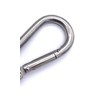 Pack of 5 Fire brigade snap hooks, painted black, load