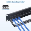 Cable Matters 1U 19-Inch 24-Port 10Gbps Cat6 Ethernet Patch Panel