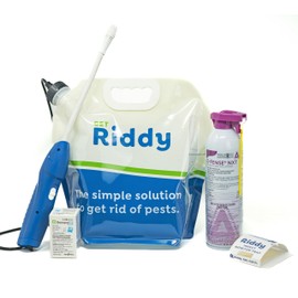 Riddy Pest ProKit, Effective Against 100+ Bugs, Includes Rechargeable Sprayer, Traps, Gloves & Tips Guide, Long-Lasting Barrier for Unwanted Pests Professional-Grade Treatment, Only for California